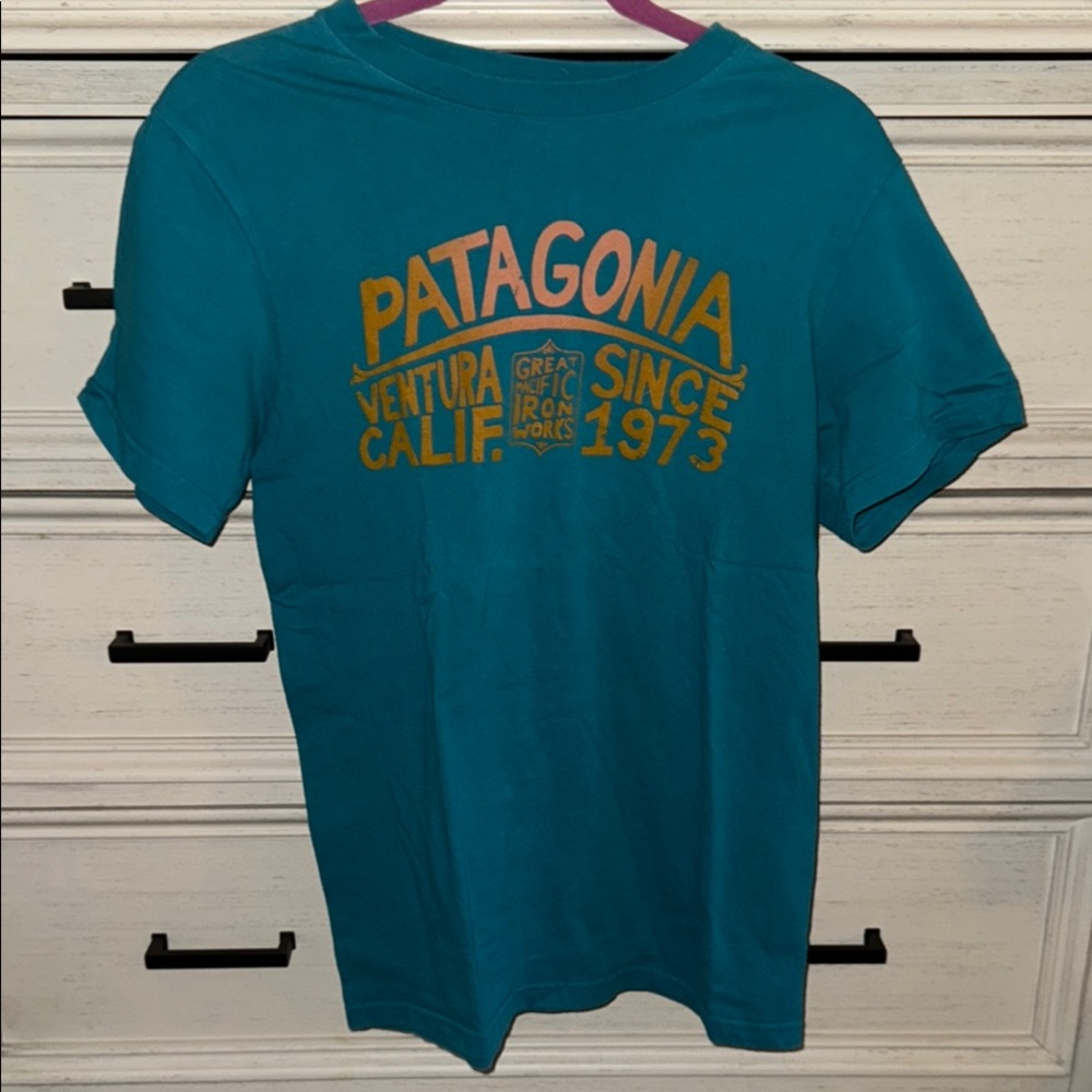 Patagonia Blue Graphic Tee Ventura CA